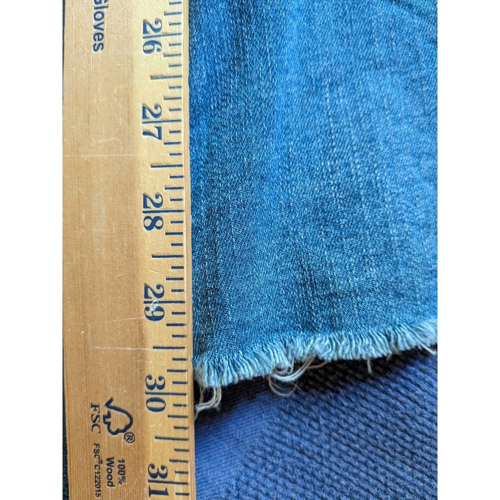 Peace Love World Wide Leg Jeans 0 Boho Distressed Streetwear Frayed Edgy Hippie - Picture 11 of 13